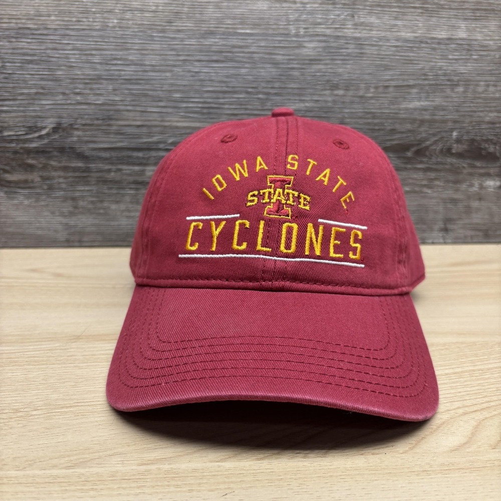 Iowa State Cyclones‎ Hat Cap Strap Back Mens One Size Red NCAA Football Legacy
